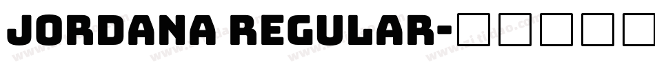 Jordana Regular字体转换
